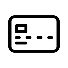 Credit Card Icon Vector Symbol Design Illustration