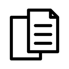 Fototapeta premium Copy Icon Vector Symbol Design Illustration