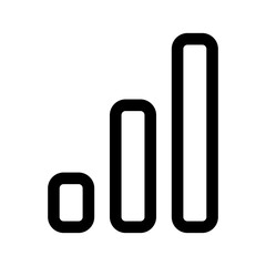 Bar Icon Vector Symbol Design Illustration