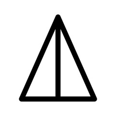 Triangle Icon Vector Symbol Design Illustration