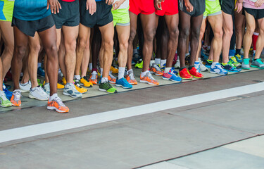 at race start