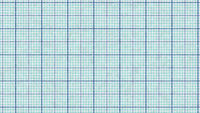 Sky Blue Seamless Millimeter Paper Background Seamless Loop. Tiling Graph Grid Texture. Empty Lined Pattern.