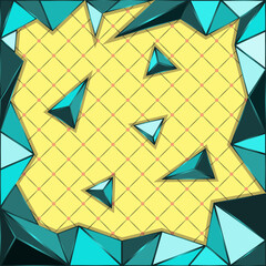 Stylish abstract design for background and backdrop. Modern and elegant banner  pattern. Geometrical illustrations style. Beautiful wallpaper.