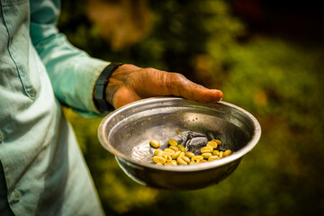 coffee preparation in Uganda