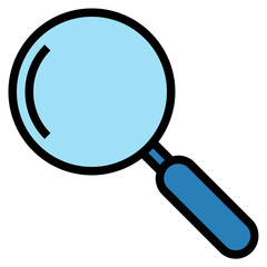 search filled outline icon