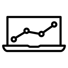 monitoring outline icon