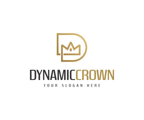 D Letter Crown Logo