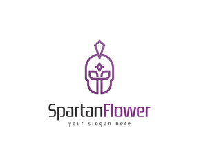 Spartan Flower Logo