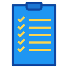 checklist two tone icon
