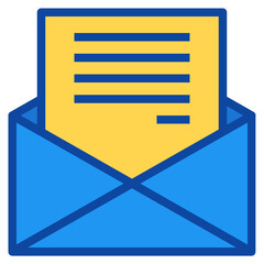 email two tone icon
