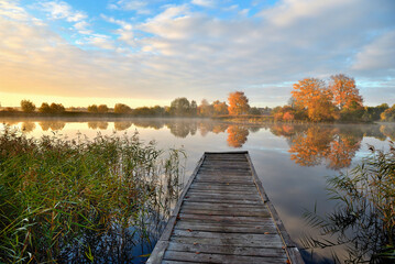 lake in autumn