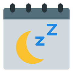 nighttime flat icon