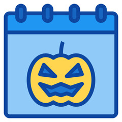 halloween two tone icon