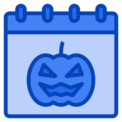 halloween blue icon