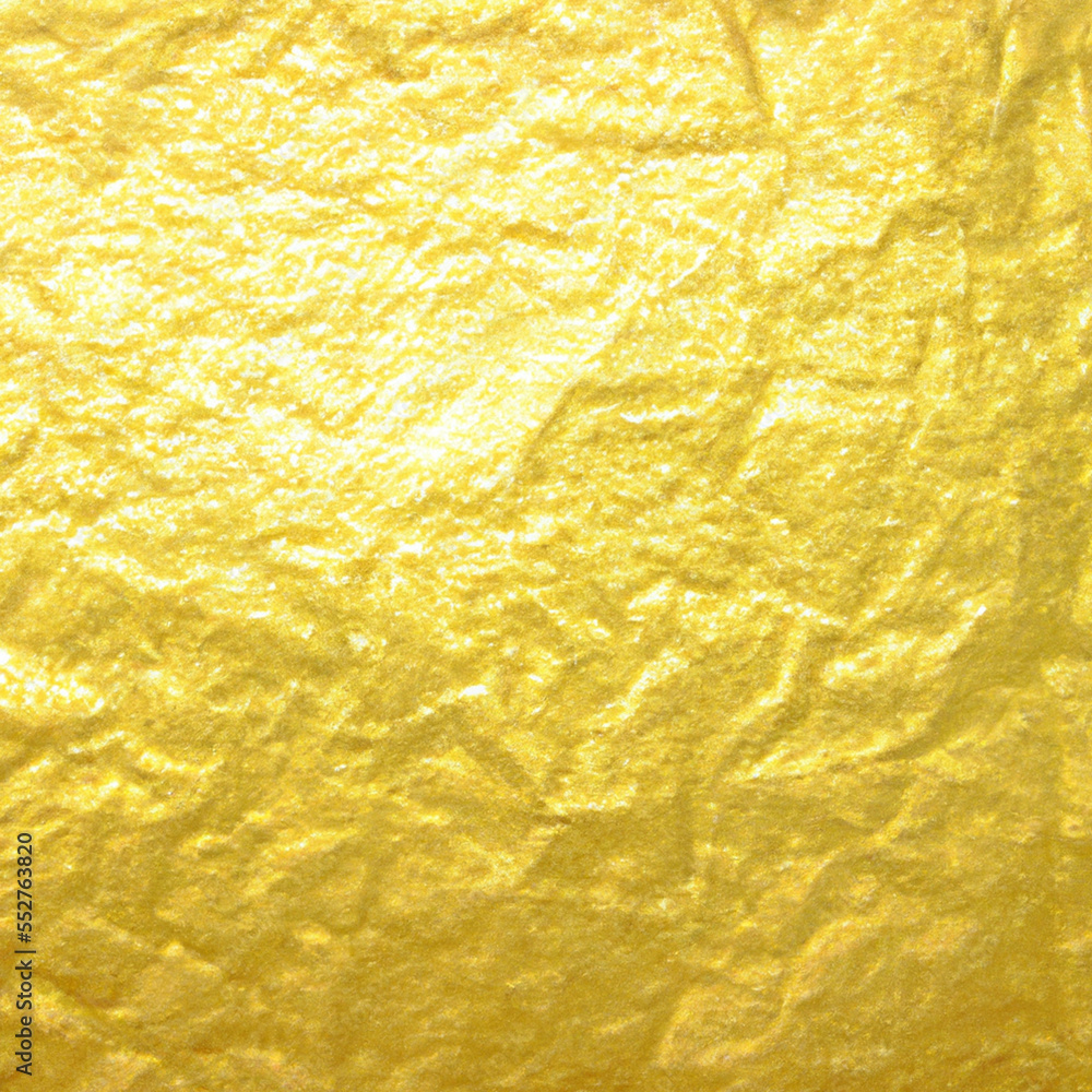 Poster gold crumpled background paper texture. high quality background and copy space for text.