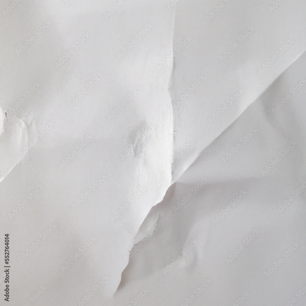 Poster white crumpled background paper texture. high quality background and copy space for text.