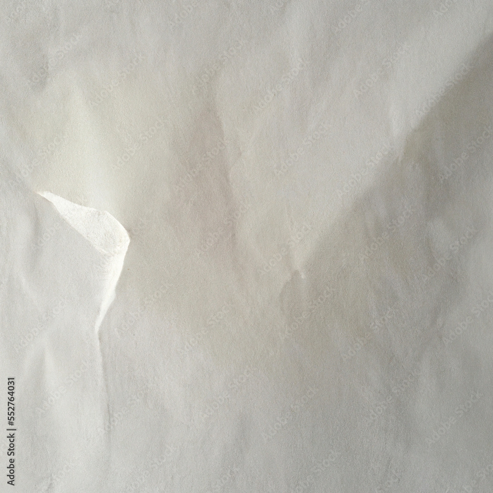 Poster white crumpled background paper texture. high quality background and copy space for text.