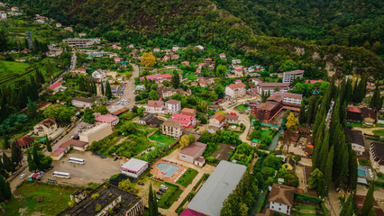 Obraz premium republic of abkhazia new athos