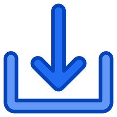 download blue icon