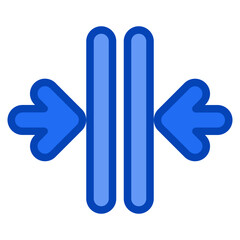 merge blue icon