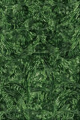 Naklejka na ściany i meble complex green coloured contour design
