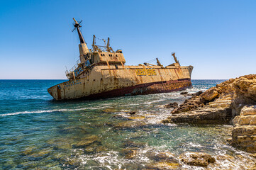 Edro III Shipwreck - 
 Pegeia, in der Nähe von Paphos - Cyprus
