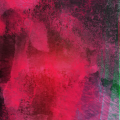 Painting abstract with oil paints texture background purple cyan blue