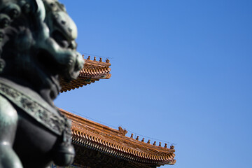 the palace museum in autumn 