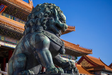 the palace museum in autumn 