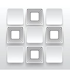 Seamless pattern with lines.Unusual poster Design .Black Vector stripes .Geometric shape. Endless textur