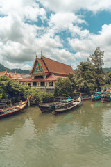 The temple on the river