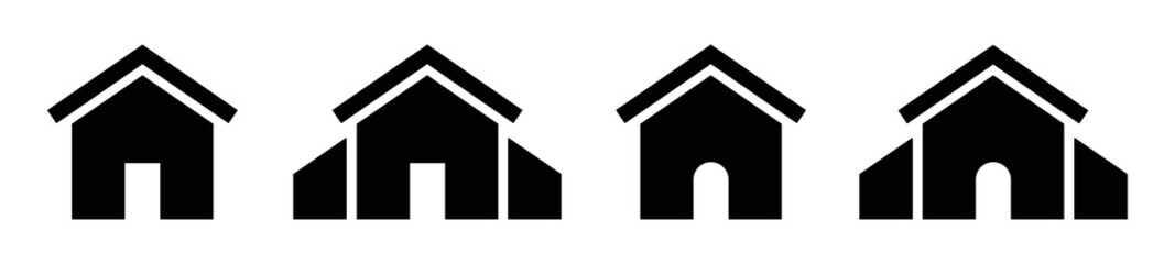 Home icon. House icon. real estate icon, vector illustration