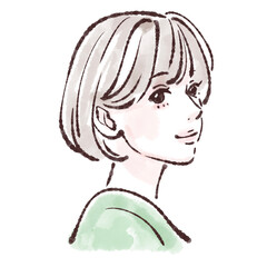 女性のイラスト素材