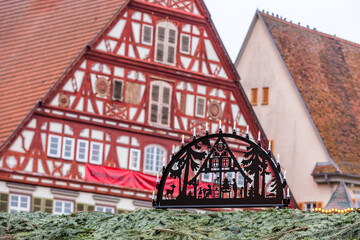 Weihnachtsmarkt in Esslingen am Neckar - obrazy, fototapety, plakaty