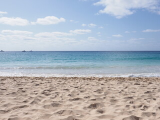 Seaside and beach on Sal island in Cape Verde