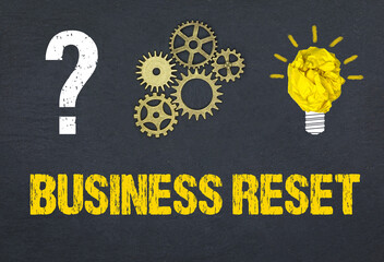 Obraz premium Business reset 