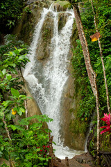 A waterfall as tourist attraction in Kulonprogo