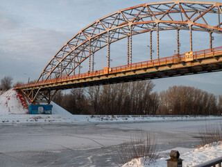 bridge in winter