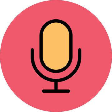 Microphone Vector Icon
