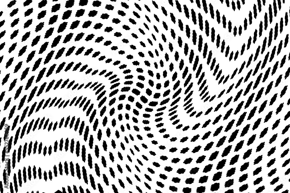 Poster dotted wave pattern background. wave with dotted lines, halftone gradient with black points on a whi