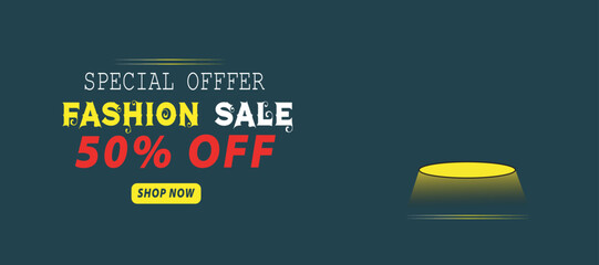 Fototapeta premium sale offer banner