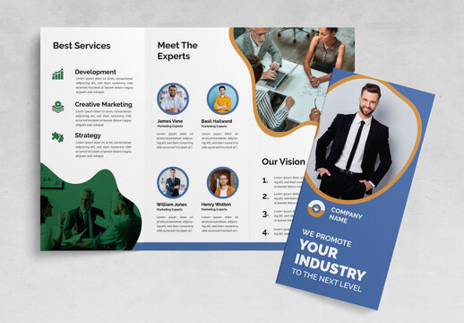 Business Trifold brochure Design
