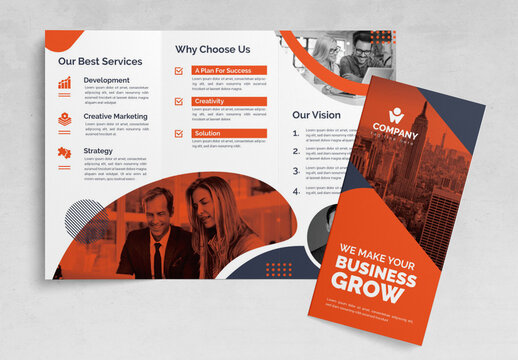 Business Trifold Brochure template