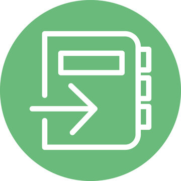 Contect Share Vector Icon
