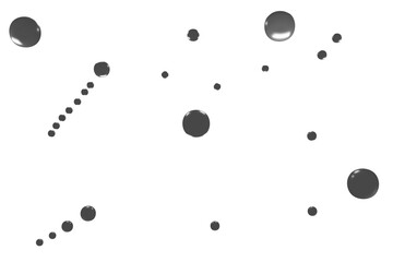 Bubbles on black background