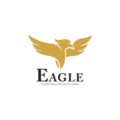 Eagle logo design vector, Illustration