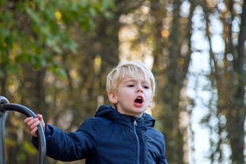 Young european boy 5 years old