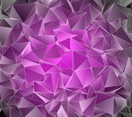 Fototapeta premium Abstract Low-Poly background. triangulated texture. Design 3d. Polygonal geometrical pattern. Triangular modern style