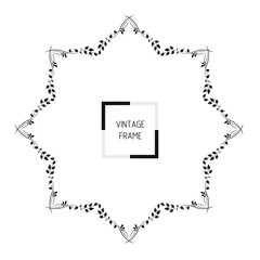 frames in vintage style with elements of ornament, art, pattern, background, texture,  Art.
