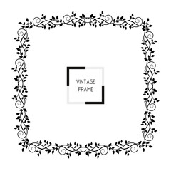 frames in vintage style with elements of ornament, art, pattern, background, texture,  Art.
